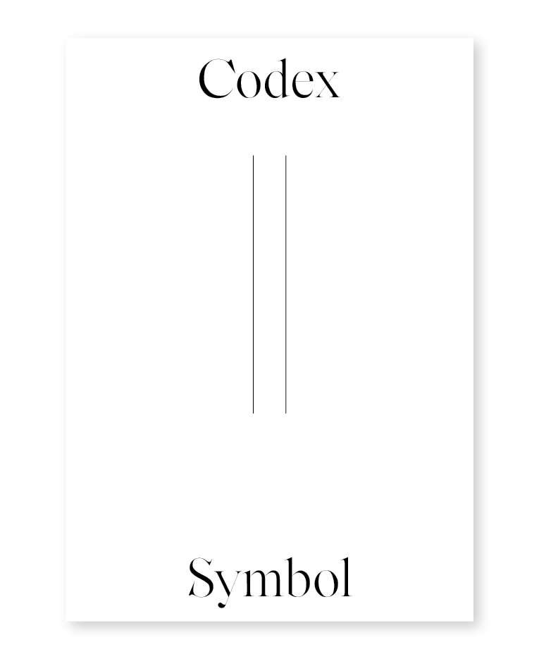 Periodikum Issue I: Codex Symbol